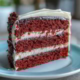 The Betty Boop Cake stands tall with glossy black fondant hair and bright white eyes on red layers.