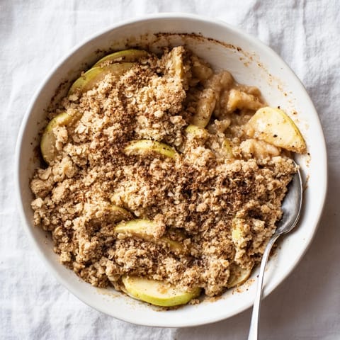 Apple Crumble Golden Buttery Topping