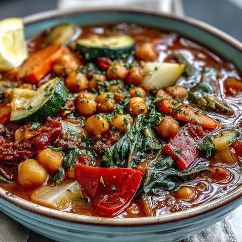 Hearty Chickpea Vegetable Stew