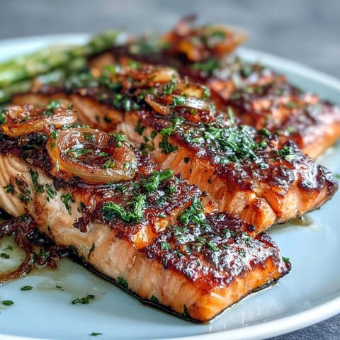 Garlic Butter Salmon Asparagus