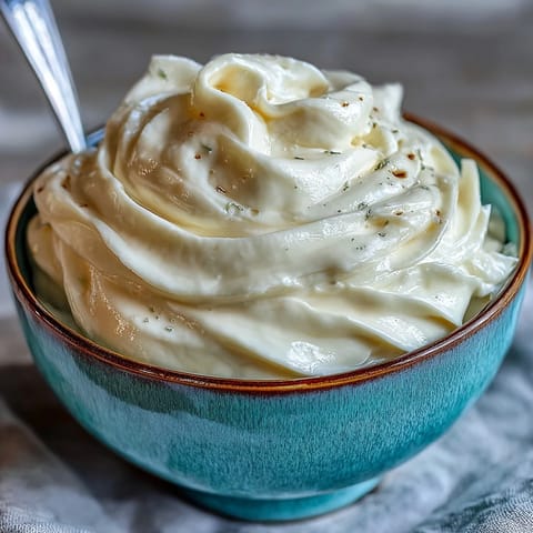 Homemade mayonnaise made in 5 minutes with an immersion blender, creamy and rich for sandwiches and salads.