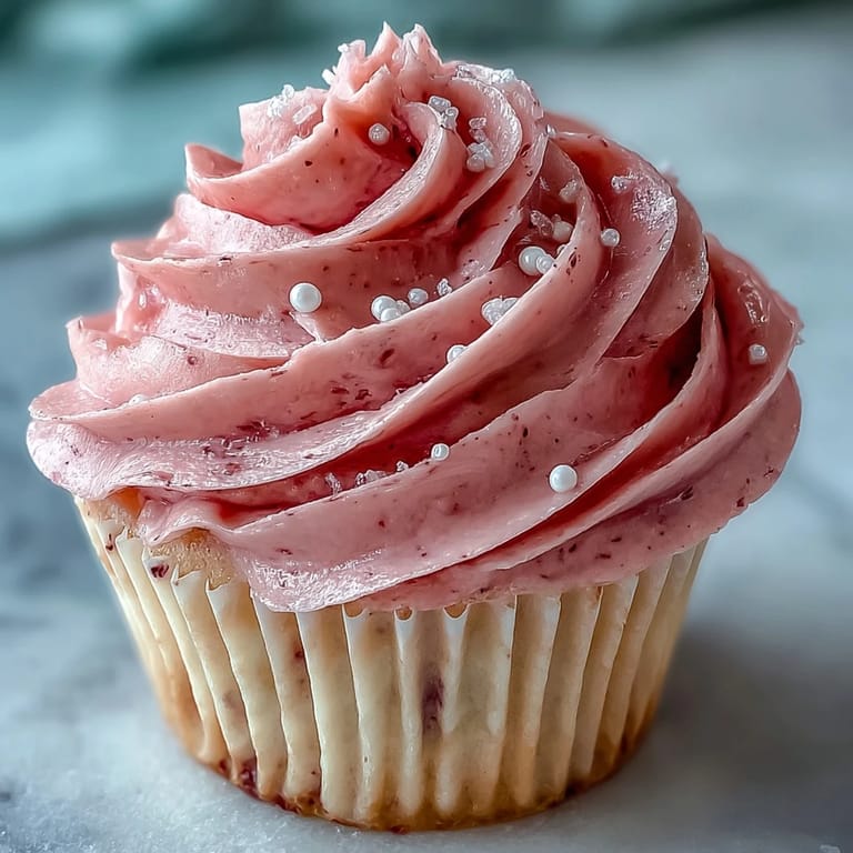 Tender Pink Velvet Cupcakes with Vanilla Buttercream Frosting are stacked on a white plate, ready for a special celebration.