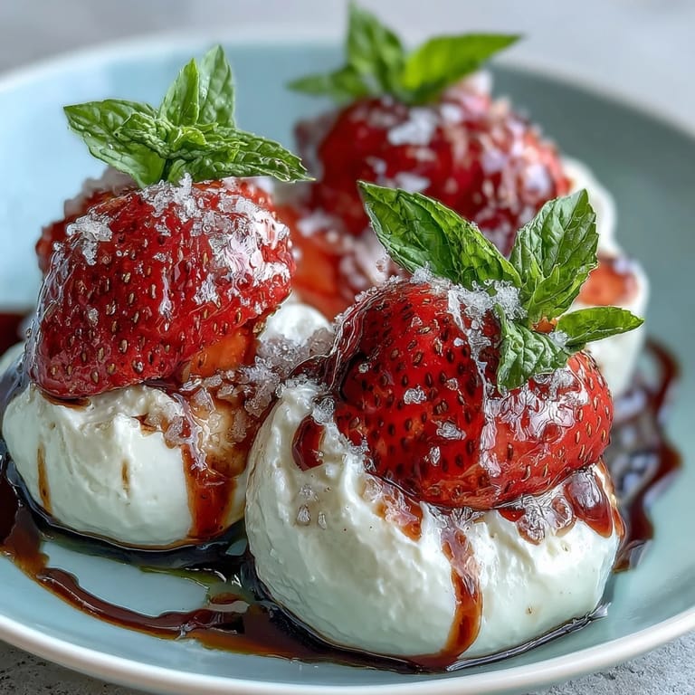 Juicy strawberries meet creamy mozzarella in this easy Fresh Strawberry Caprese Salad.